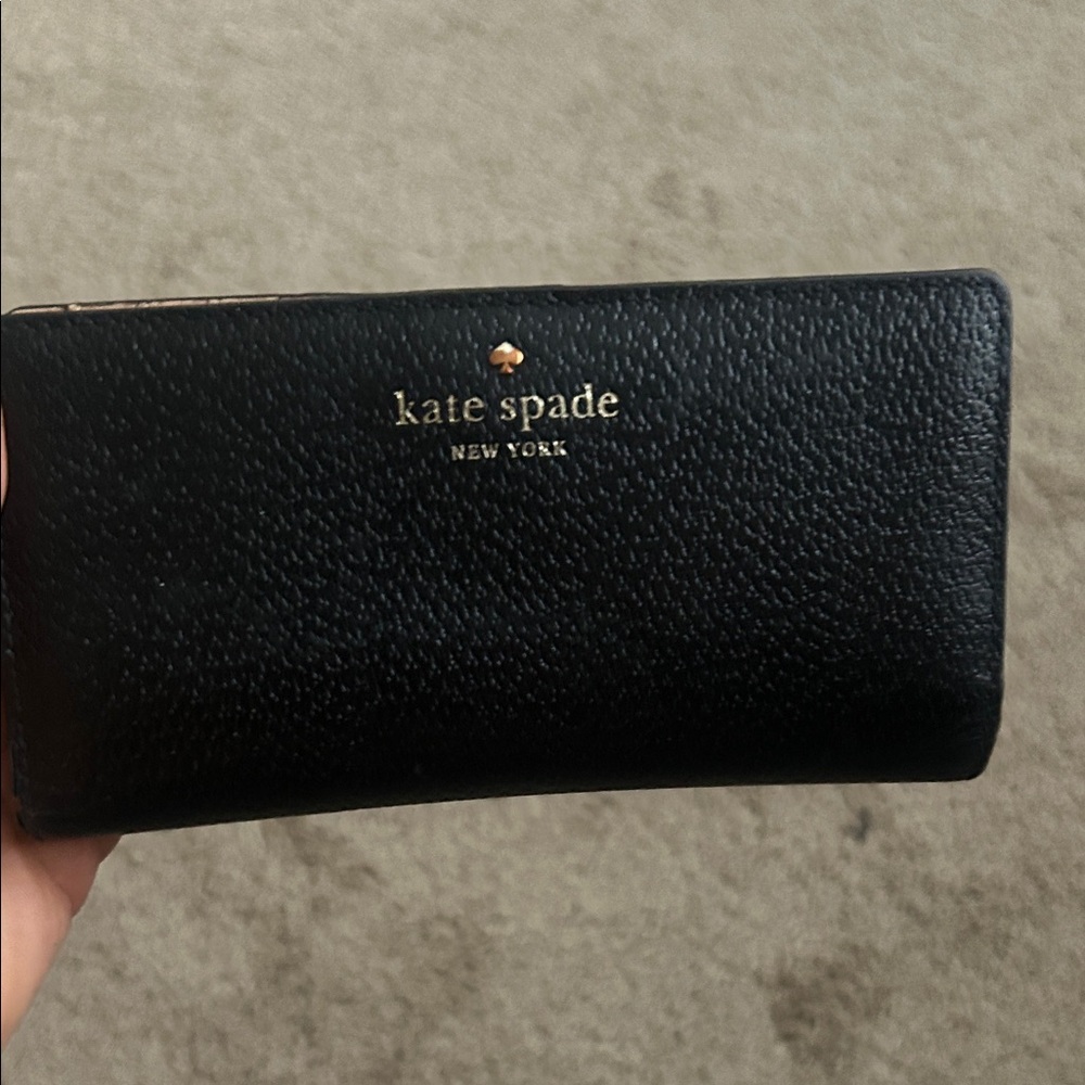 Kate Spade Black Leather Wallet